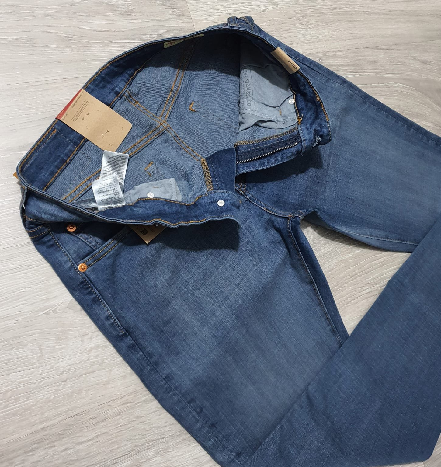 Jean Slim Fit Ref. 511 Azul Verdoso - Imagen 2